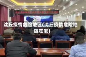 沈丘疫情危险地区(沈丘疫情危险地区在哪)