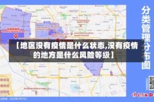 【地区没有疫情是什么状态,没有疫情的地方是什么风险等级】
