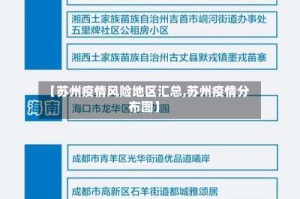 【苏州疫情风险地区汇总,苏州疫情分布图】