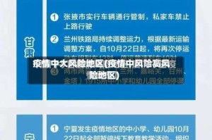 疫情中大风险地区(疫情中风险高风险地区)