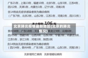 北京肺炎疫情最新地区(北京的肺炎情况)