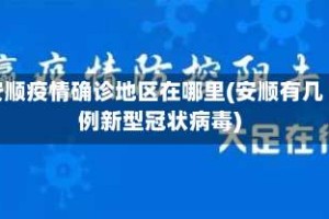 安顺疫情确诊地区在哪里(安顺有几例新型冠状病毒)
