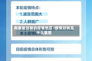 有哪些好转的疫情地区/疫情好转是什么意思