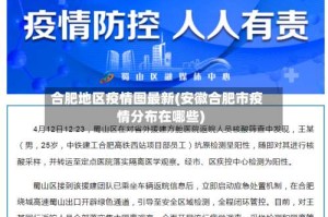 合肥地区疫情图最新(安徽合肥市疫情分布在哪些)