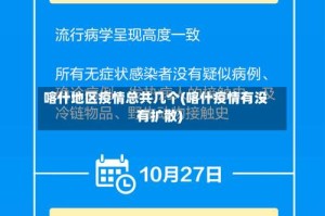 喀什地区疫情总共几个(喀什疫情有没有扩散)