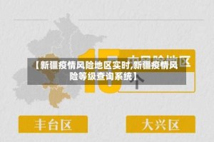 【新疆疫情风险地区实时,新疆疫情风险等级查询系统】