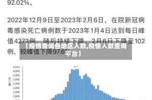 【疫情查询各地区人数,疫情人数查询平台】