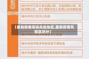 【最新疫情等级风险地区,最新疫情风险区划分】