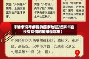 【近来没有疫情的国家地区,近来一直没有疫情的国家是哪里】
