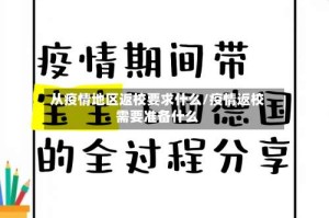 从疫情地区返校要求什么/疫情返校需要准备什么