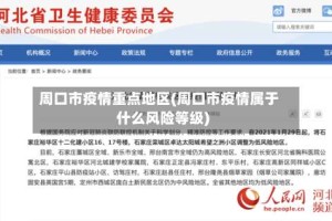 周口市疫情重点地区(周口市疫情属于什么风险等级)