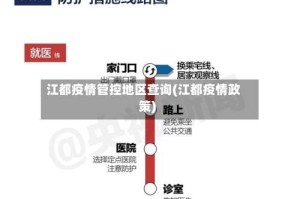 江都疫情管控地区查询(江都疫情政策)