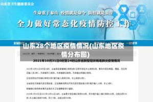 山东28个地区疫情情况(山东地区疫情分布图)