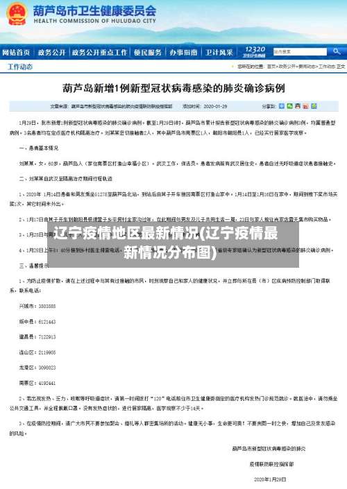 辽宁疫情地区最新情况(辽宁疫情最新情况分布图)-第2张图片