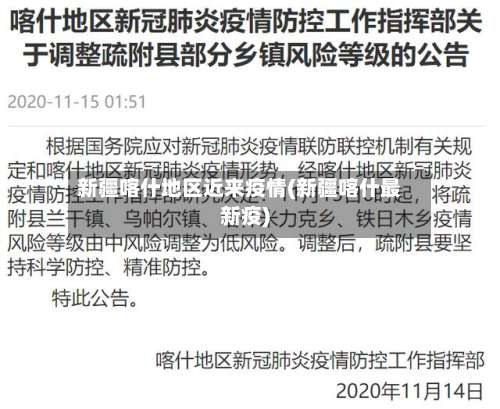 新疆喀什地区近来疫情(新疆喀什最新疫)-第1张图片