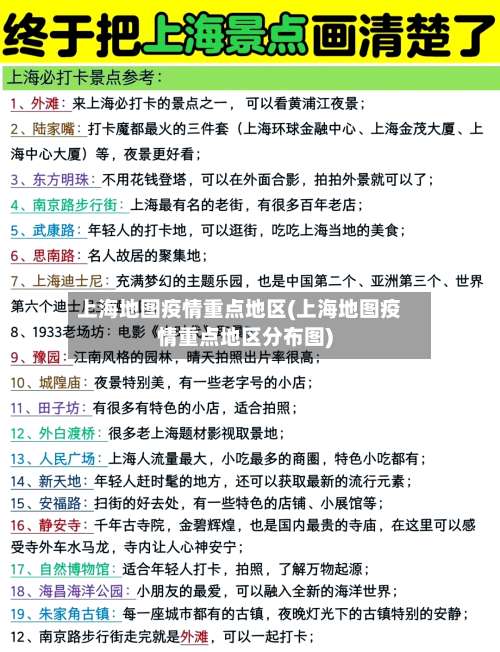 上海地图疫情重点地区(上海地图疫情重点地区分布图)-第2张图片