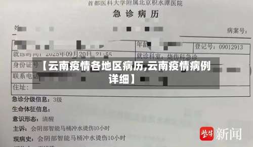 【云南疫情各地区病历,云南疫情病例详细】-第1张图片