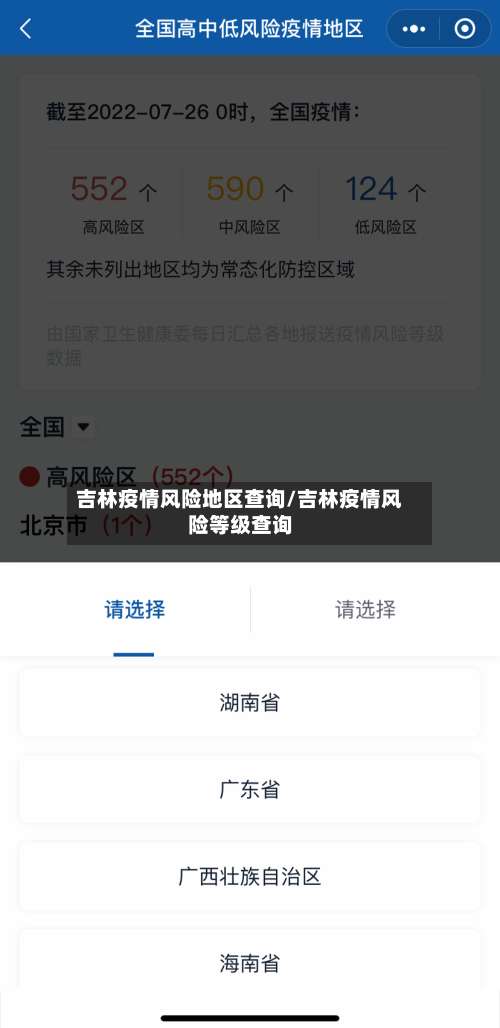 吉林疫情风险地区查询/吉林疫情风险等级查询-第3张图片