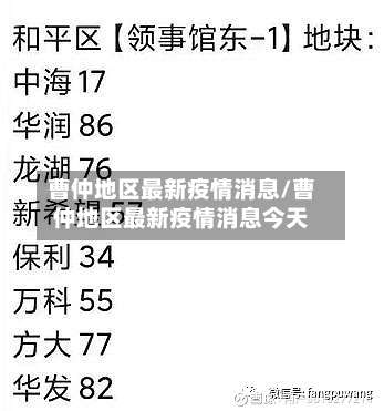 曹仲地区最新疫情消息/曹仲地区最新疫情消息今天-第3张图片