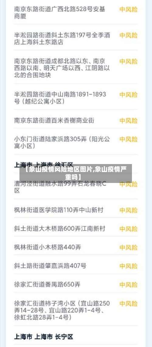 【象山疫情风险地区图片,象山疫情严重吗】-第1张图片