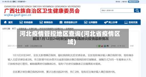 河北疫情管控地区查询(河北省疫情区域)-第1张图片