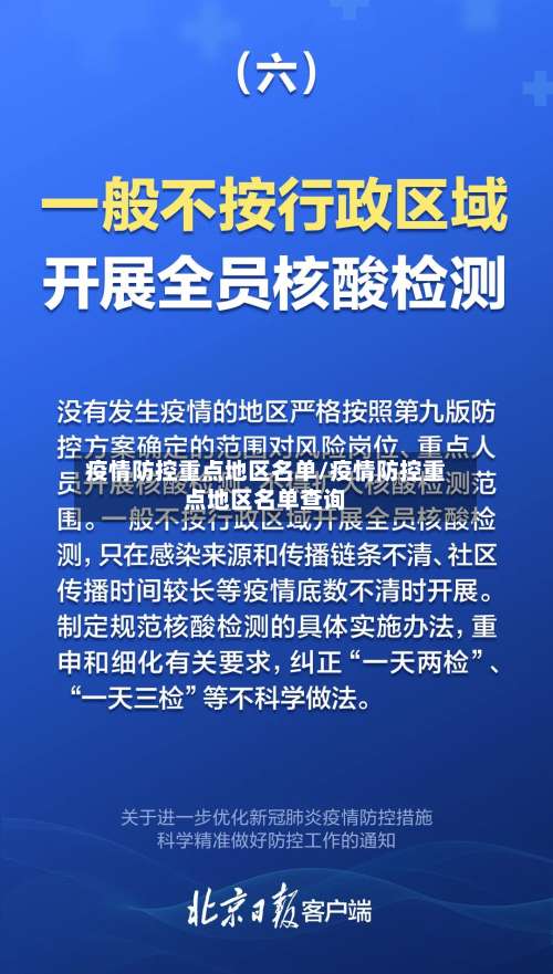 疫情防控重点地区名单/疫情防控重点地区名单查询-第2张图片