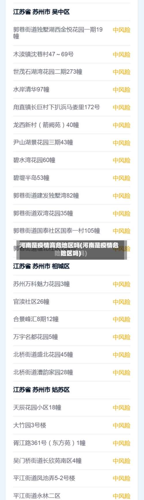 河南是疫情高危地区吗(河南是疫情危险区吗)-第1张图片