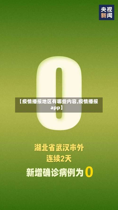 【疫情播报地区有哪些内容,疫情播报app】-第1张图片