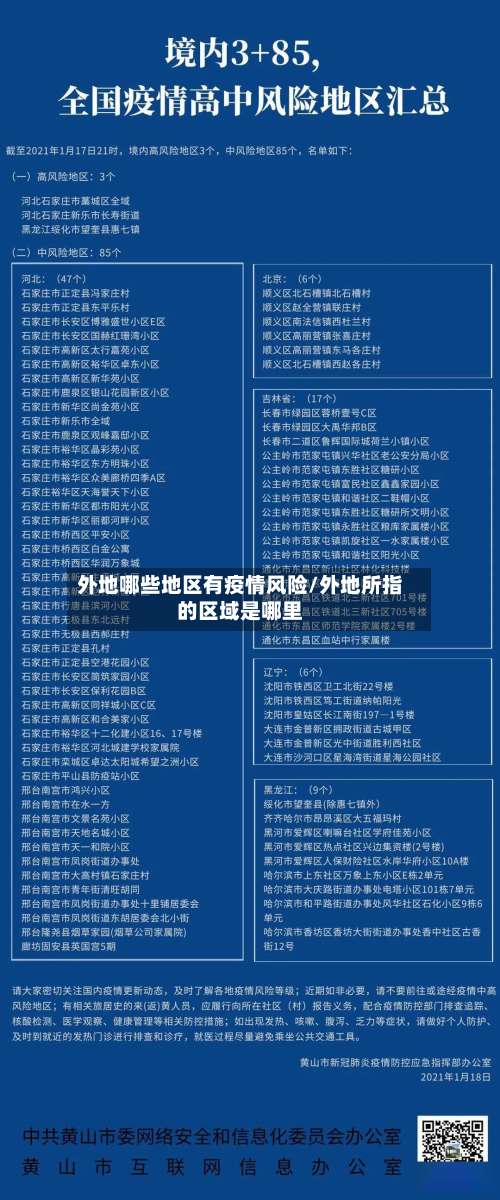 外地哪些地区有疫情风险/外地所指的区域是哪里-第2张图片